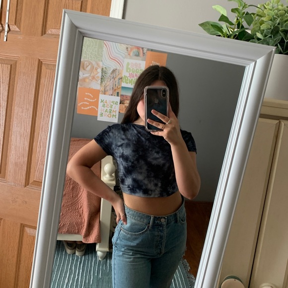 tie dye criss cross top - Picture 3 of 4